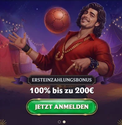 Astromania casino banner mobil